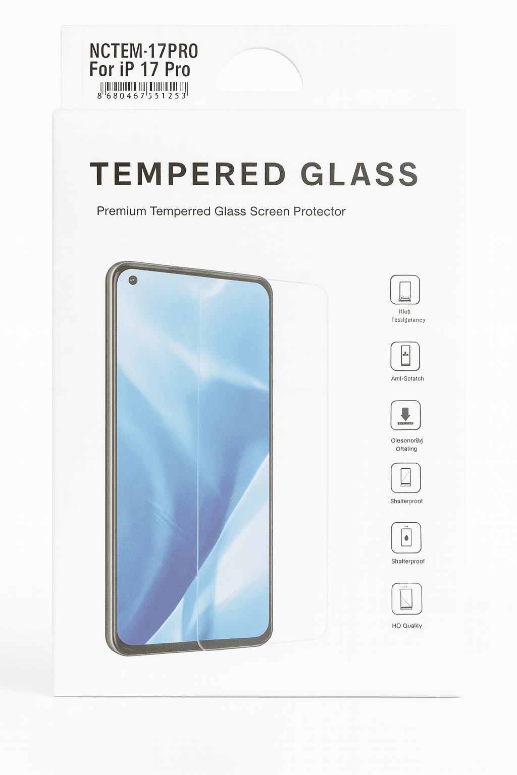 Tempered Glass Screen Protector (Hard Coated 9H), photo 2 of 2