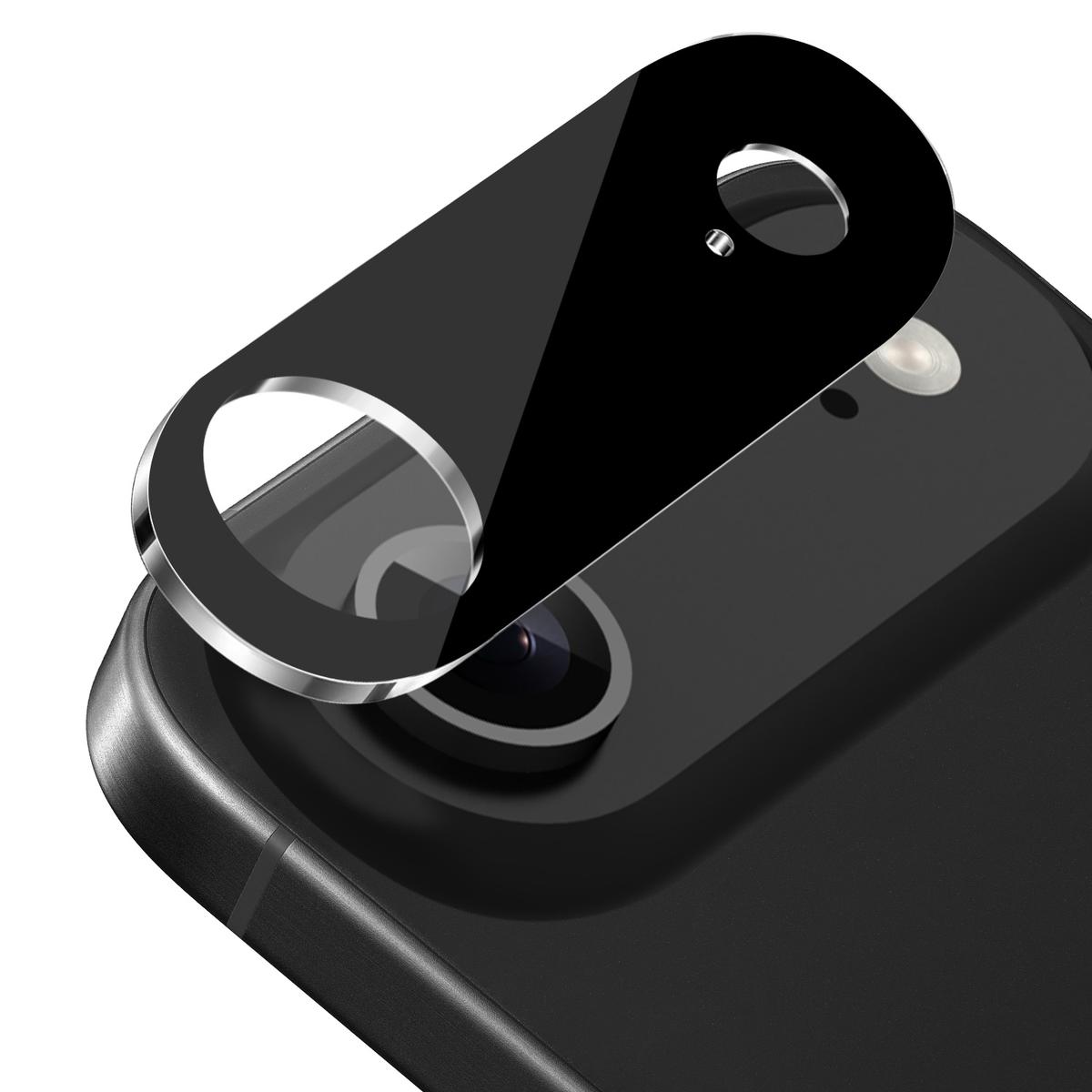 iPhone 17 Air Camera Lens Colored Edge Tempered(2.5D) - Black, photo 2 of 2
