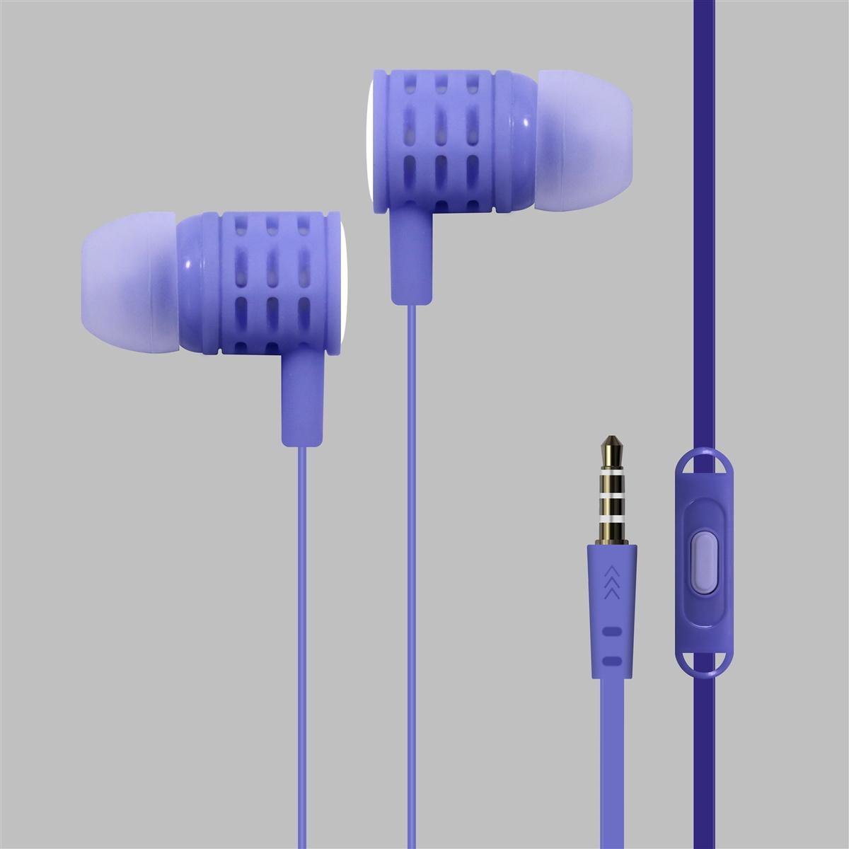 Universal 3.5mm Stereo Hands Free w/Extra Bass 750ST - Purple, photo 2 of 3