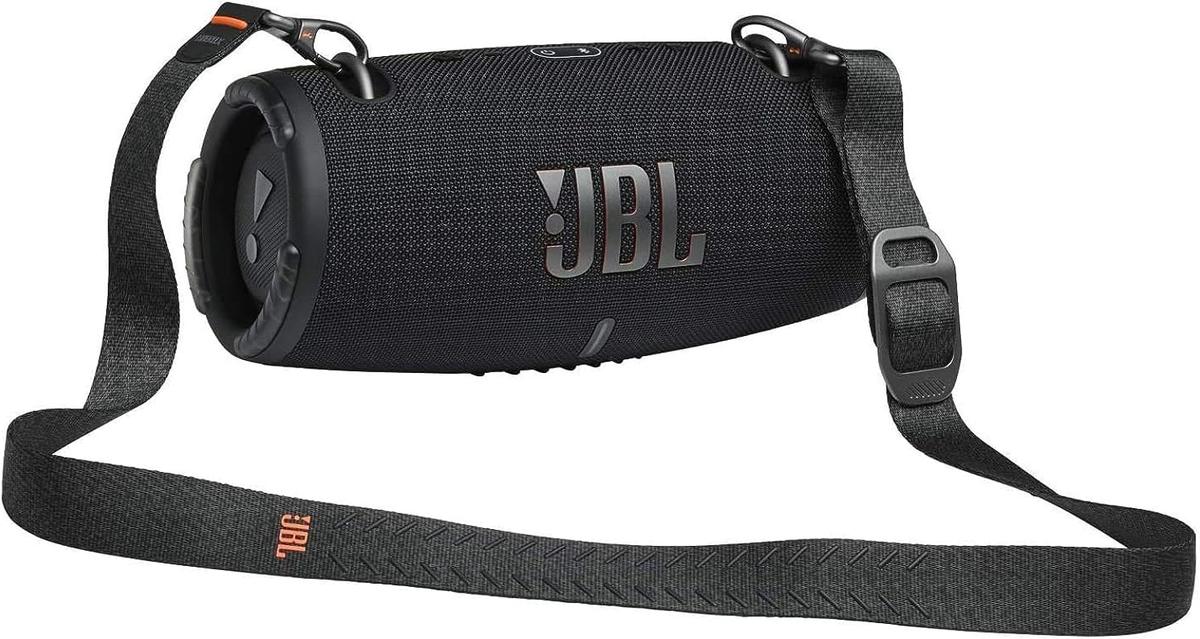 JBL Xtreme 3 Wireless Portable Waterproof Speaker and Charging Cable with Bluetooth, Black