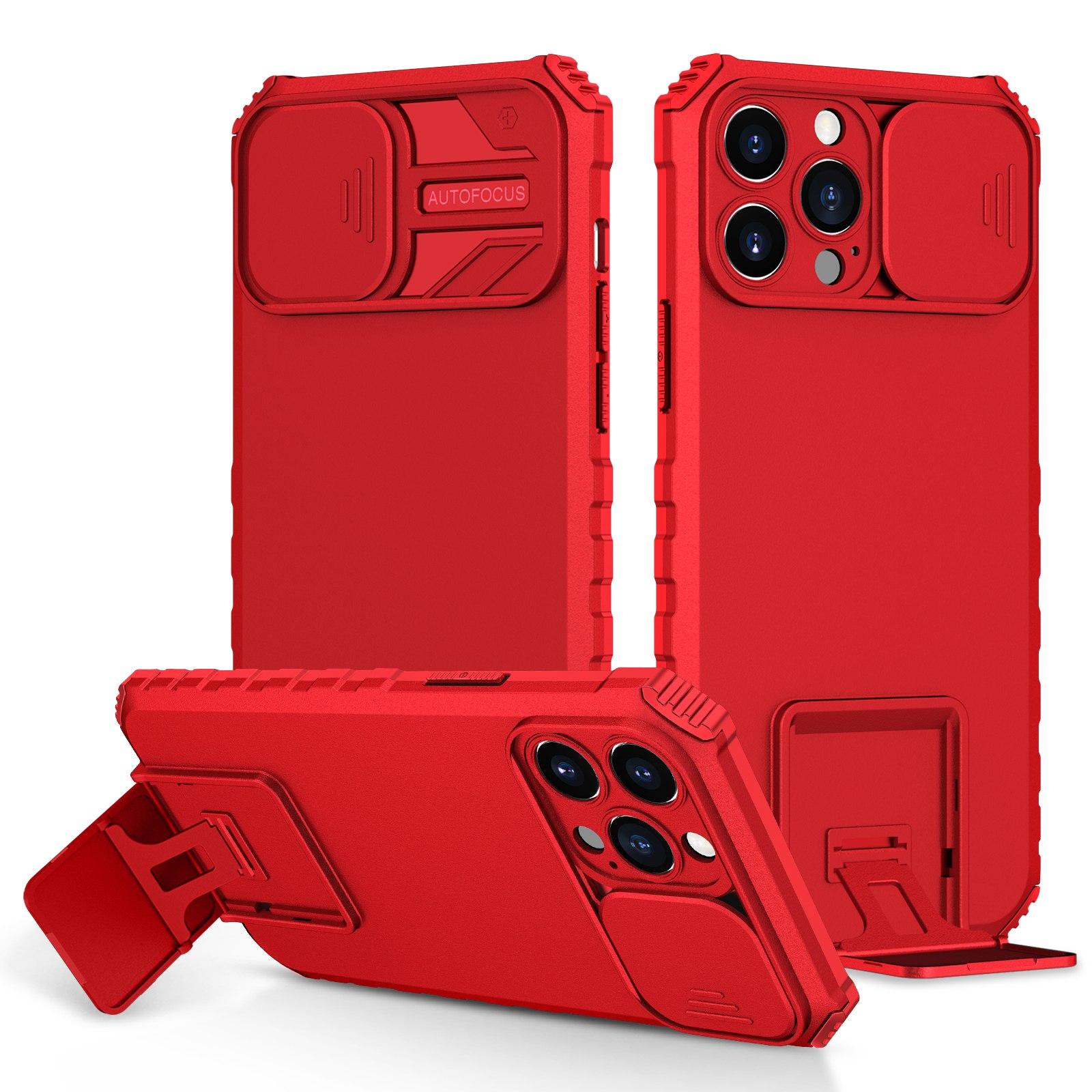 iPhone 13 Pro Max Easy Viewing Kickstand Hybrid Case Cover with Enhanced Camera Protection