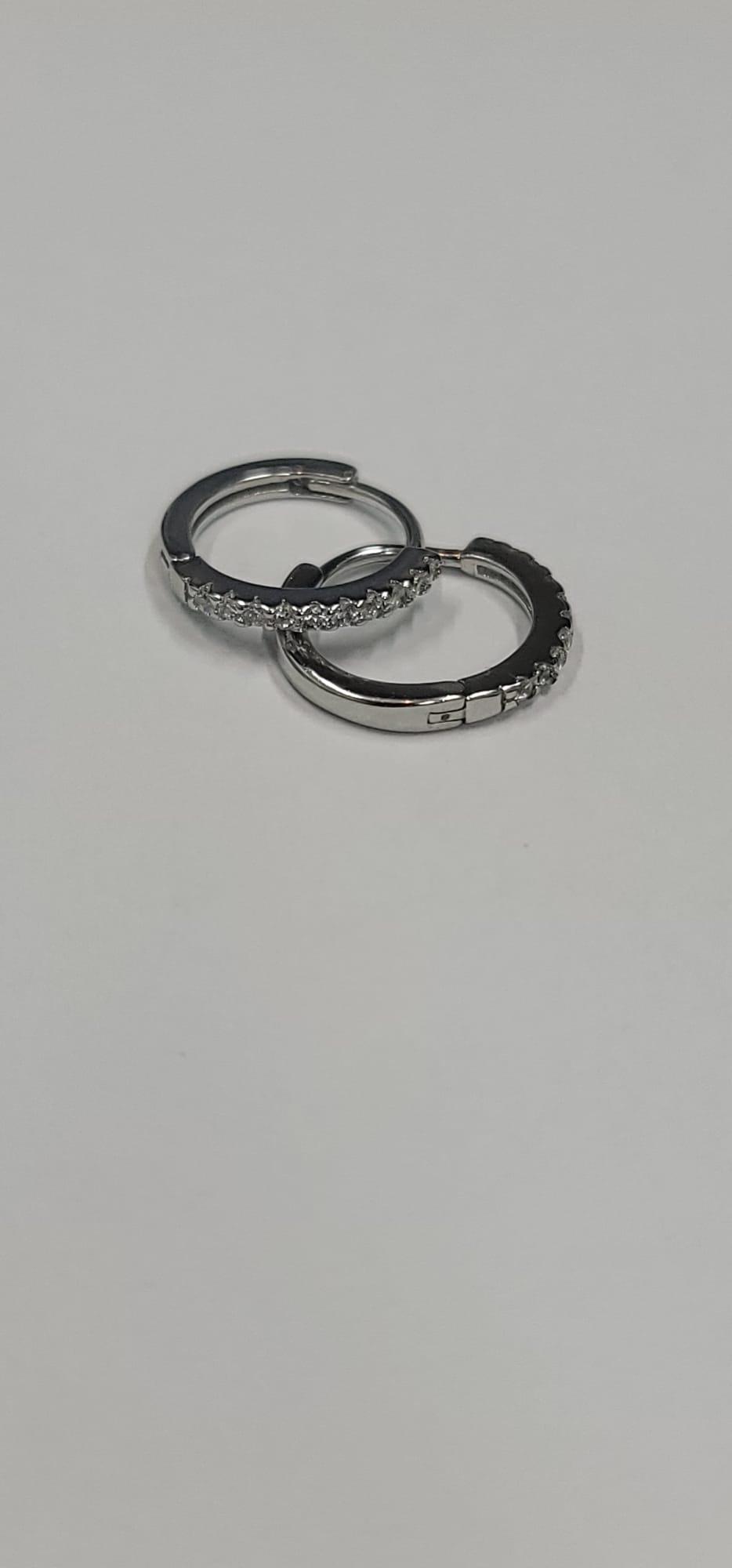Jewelry CZ Earrings. S925 Sterling Silver