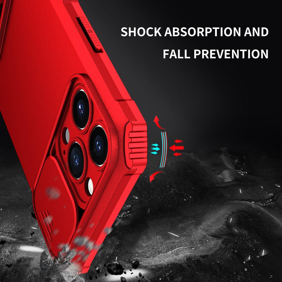 iPhone 13 Pro Max Easy Viewing Kickstand Hybrid Case Cover with Enhanced Camera Protection, photo 2 of 6