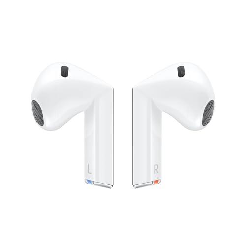 SAMSUNG Galaxy Buds 3 AI True Wireless Bluetooth Earbuds, Sound Optimization, Real-Time Interpreter, Noise Cancelling, Redesigned Fit, Touch Control, Latin American Version (White), photo 2 of 3
