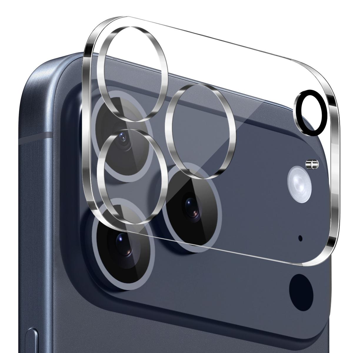 iPhone 17 Pro Max Camera Clear Tempered Glass(2.5D)