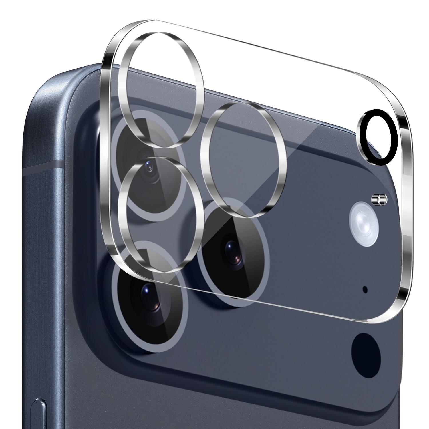 iPhone 17 Pro Max Camera Clear Tempered Glass(2.5D)