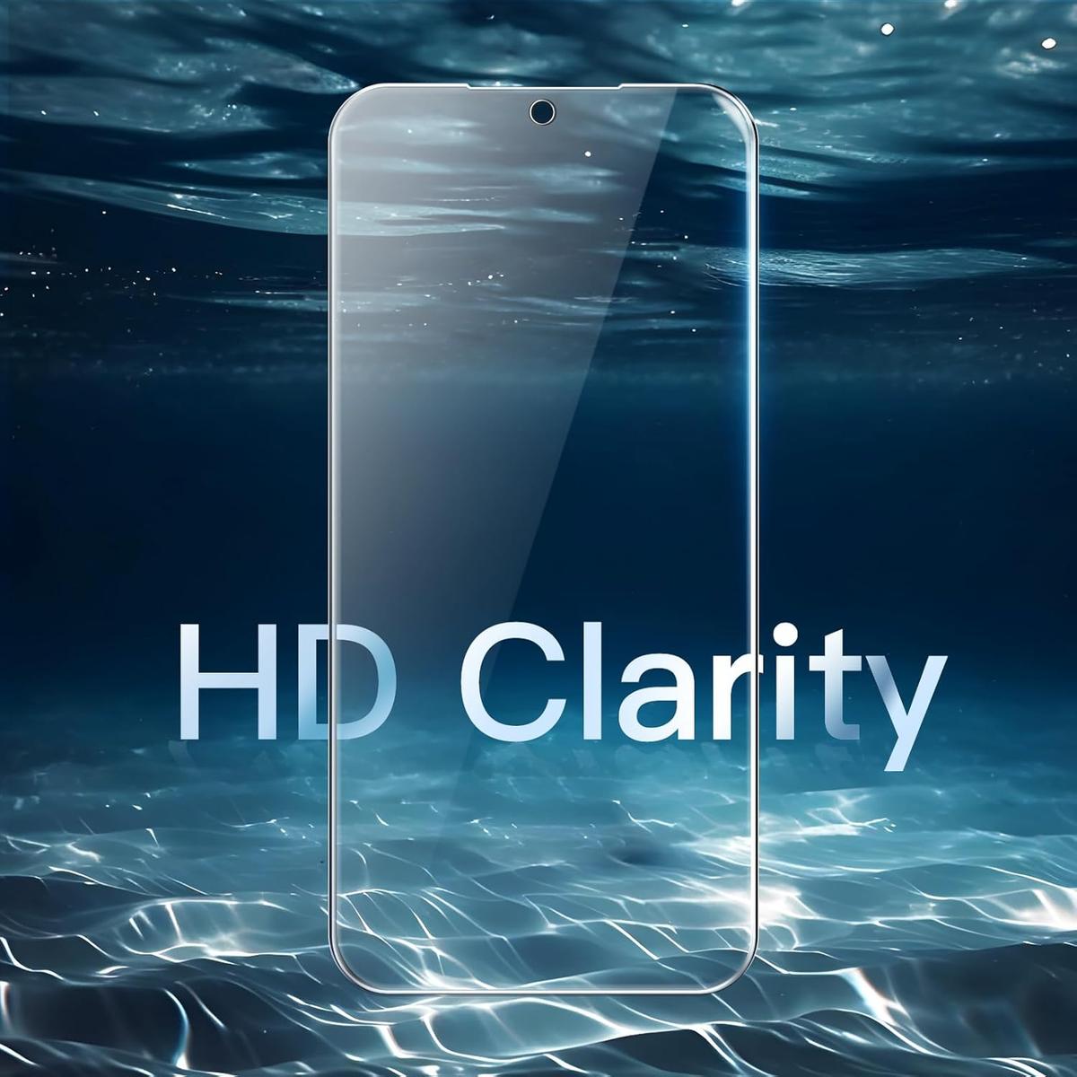 Pack of 3 Samsung Galaxy A55 Tempered Glass Screen Protectors – HD Clear, Anti-Fingerprint, Shatterproof & Easy Installation, photo 4 of 4
