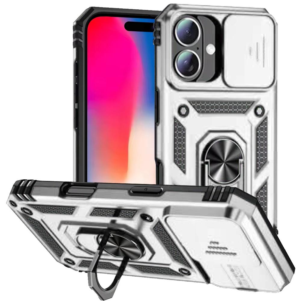 iPhone 16 6.1" Magnetic Ring Stand Case – Full Camera Protection, photo 5 of 7