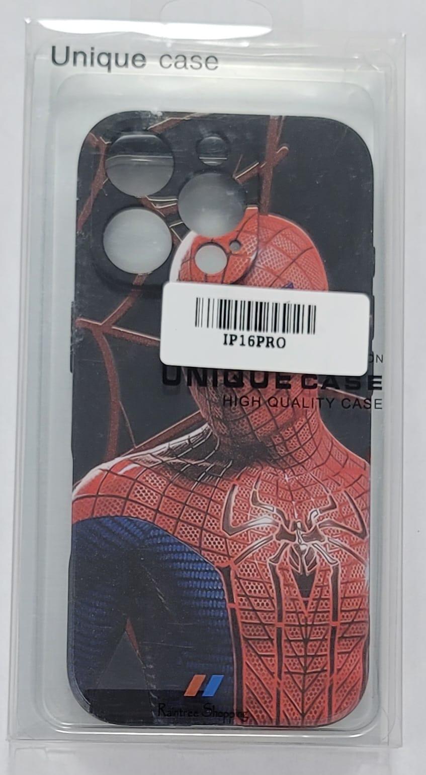 Classic Spider-Man Suit iPhone 16 Pro Case – Realistic 3D Design