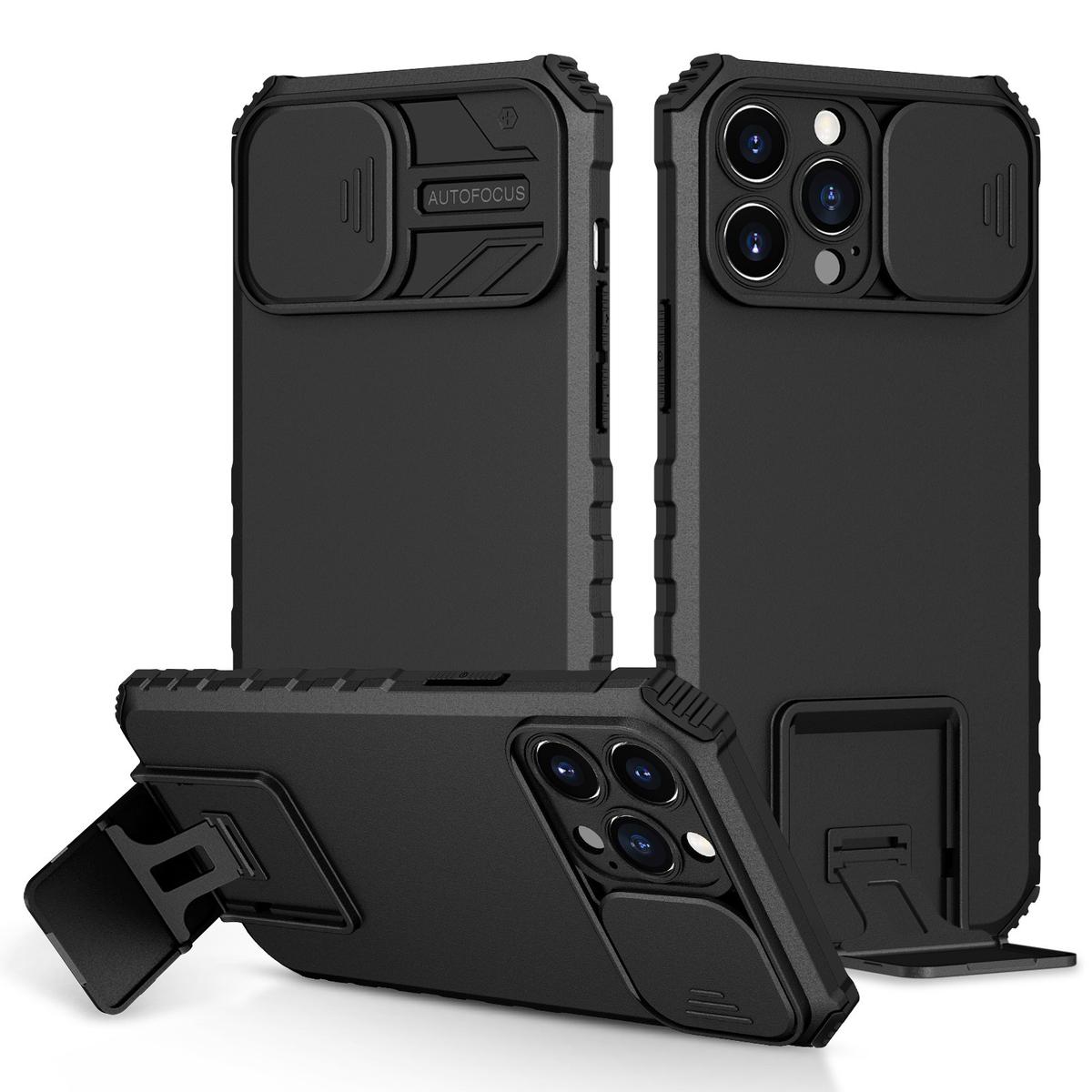 iPhone 13 Pro Max Easy Viewing Kickstand Hybrid Case Cover with Enhanced Camera Protection, photo 4 of 6