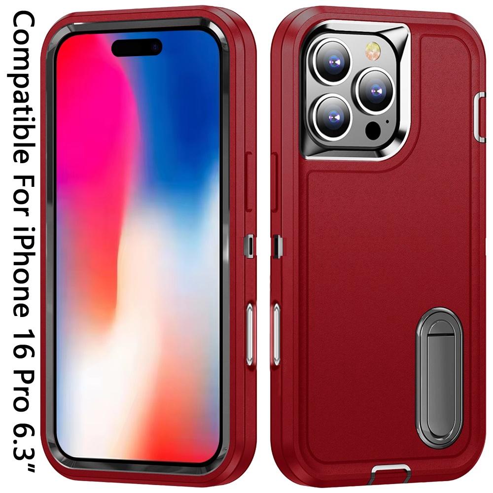 iPhone 16 Pro 6.3" PEAK 3-in-1 Toughest Hybrid Case | Rugged Triple-Layer Protection with Built-in Kickstand, photo 8 of 11