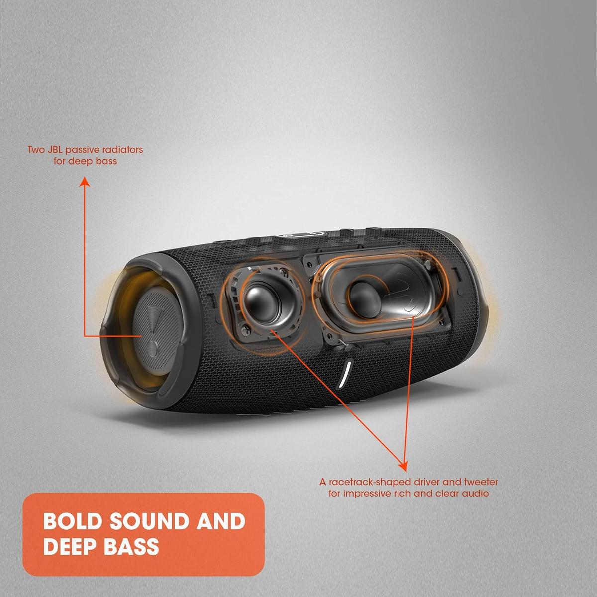 JBL CHARGE 5 - Portable Waterproof (IP67) Bluetooth Speaker with Powerbank USB Charge out, 20 hours playtime, JBL Partyboost (Black), photo 2 of 5