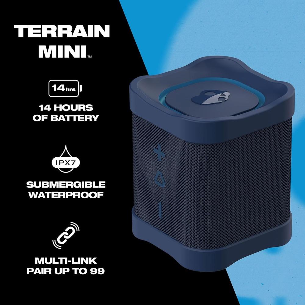 SKULLCANDY TERRAIN MINI WIRELESS SPEAKER - NAVY BLUE