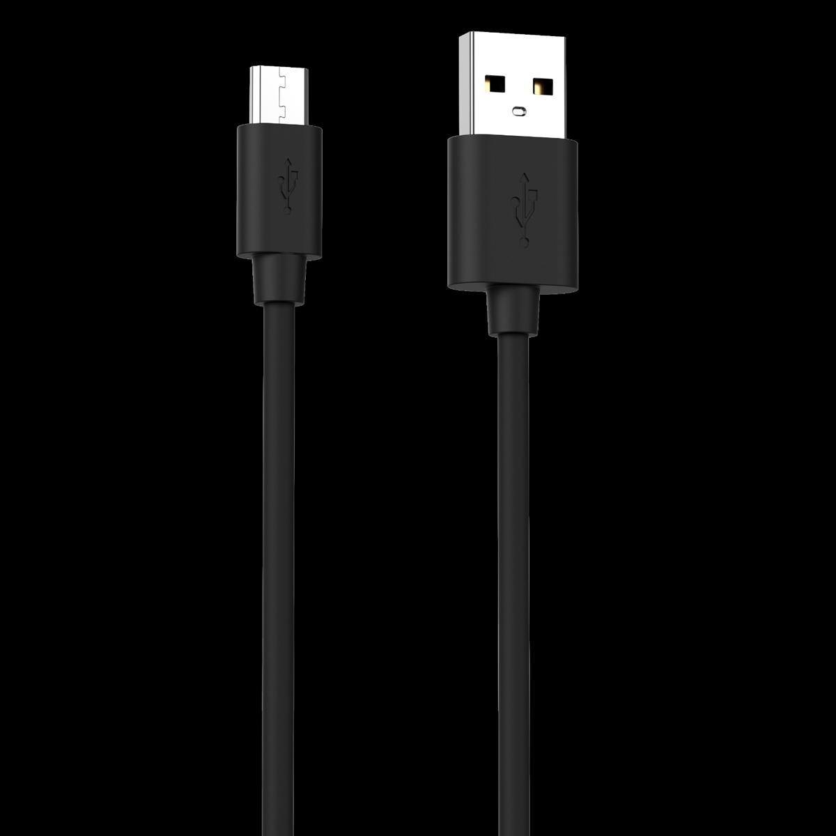 2 In 1 Fast Dual USB Car Charger and V9 Cable Cord for Micro USB in Black, photo 4 of 4