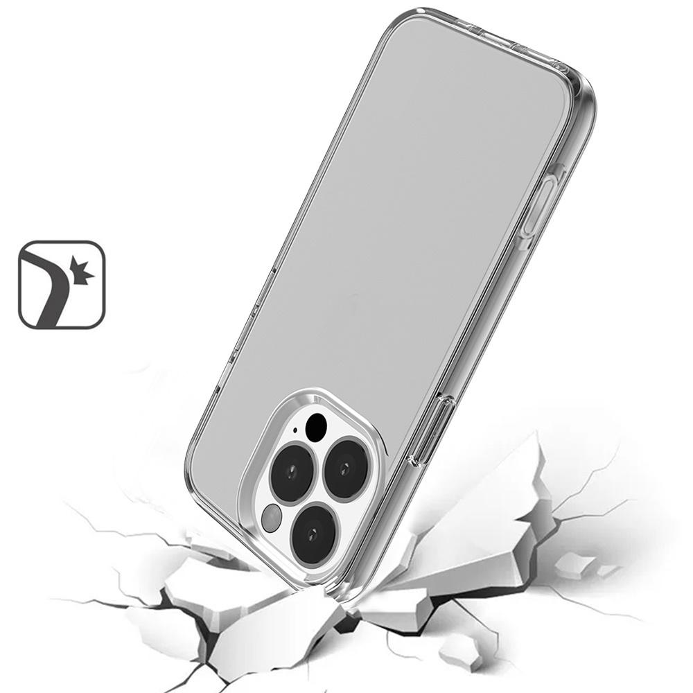 iPhone 16 Pro Max 6.9-Inch Sturdy Ultra Thick 3mm Transparent Hybrid Case – Heavy-Duty Shockproof Clear Cover with Reinforced Corners