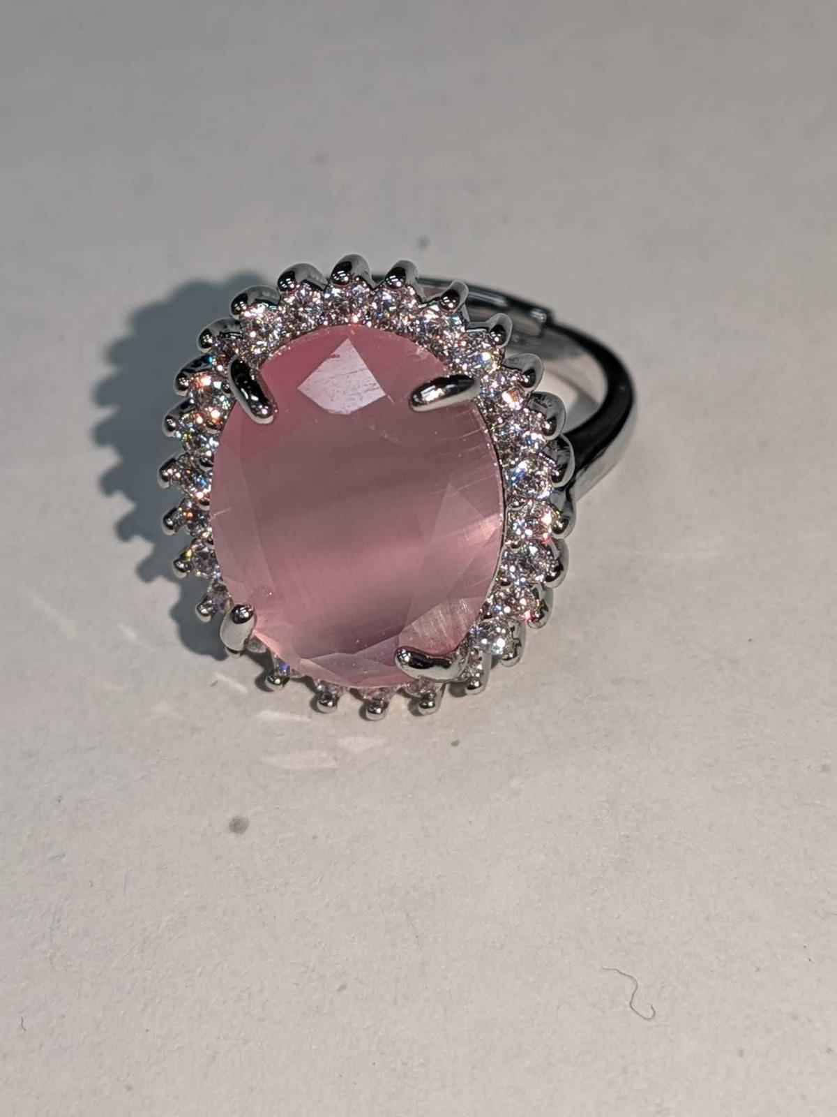Natural Powder Crystal Suit, Lady's Ring, Granular Crystal, Women's, photo 3 of 3