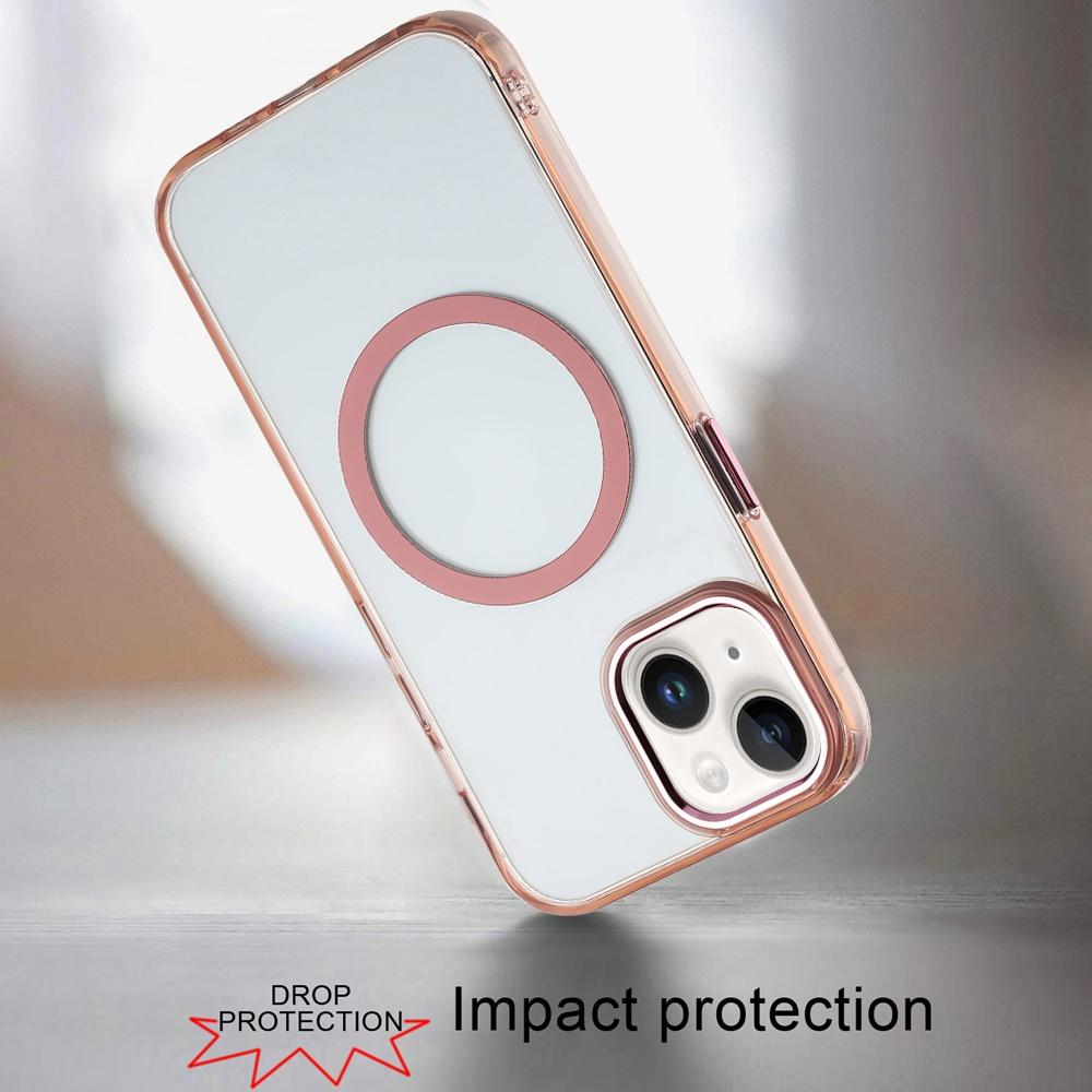 iPhone 14 Plus Magnetic Circle Ring Clear Hybrid Case | Premium Acrylic, Metal Buttons & Raised Camera Lip, photo 6 of 7