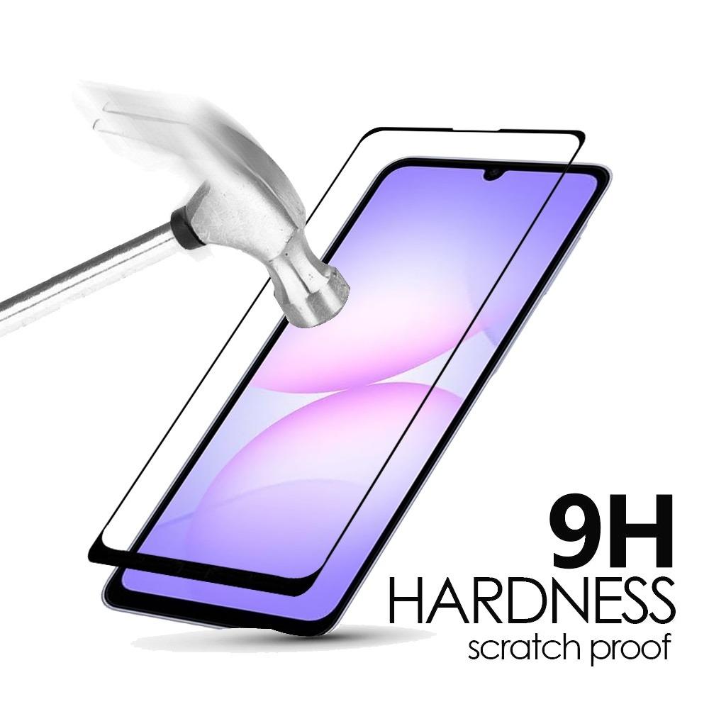 Samsung Galaxy A07 Black Edged Tempered Glass Screen Protector, photo 2 of 4
