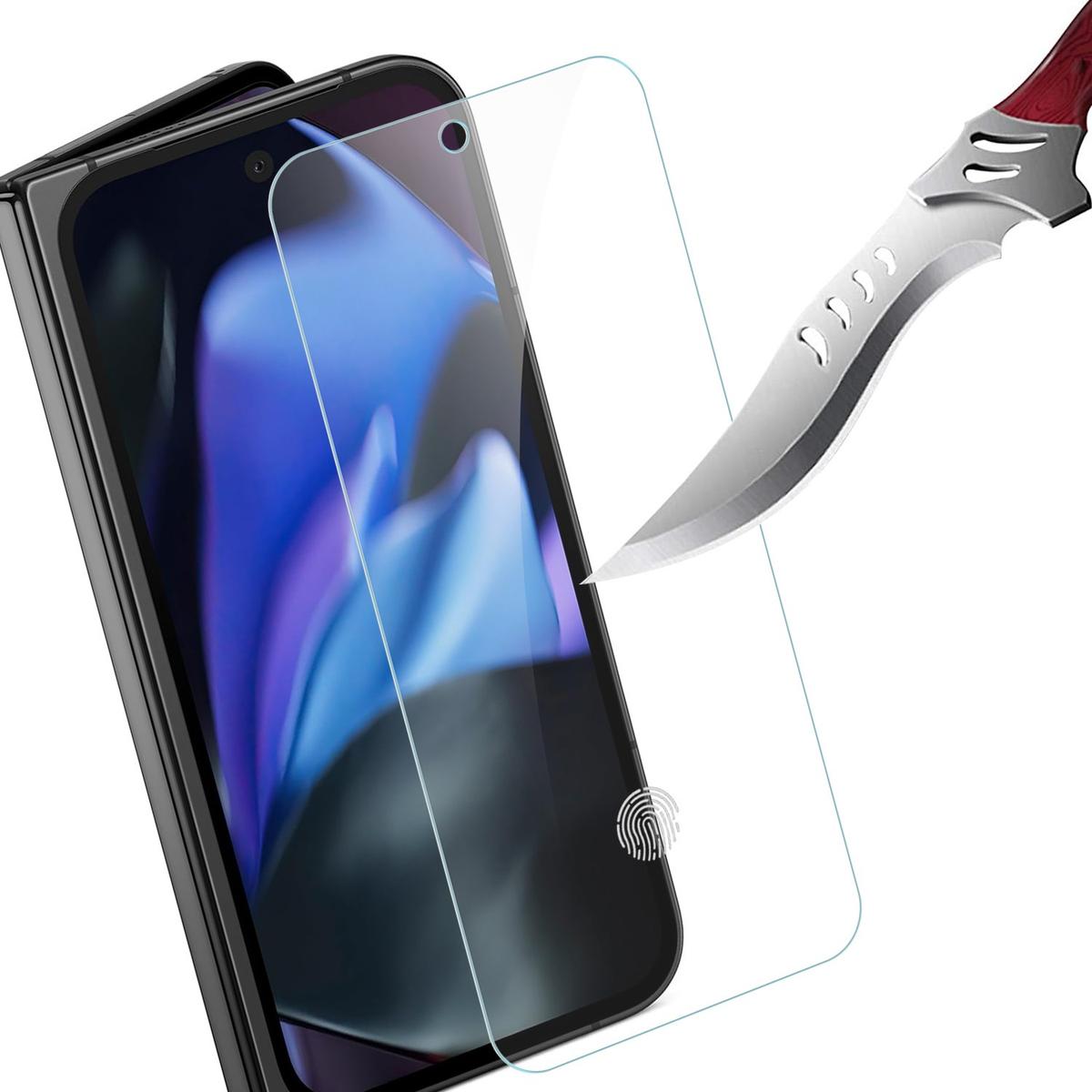 Google Pixel 10 Pro Fold Clear Tempered Glass Screen Protector, photo 2 of 2