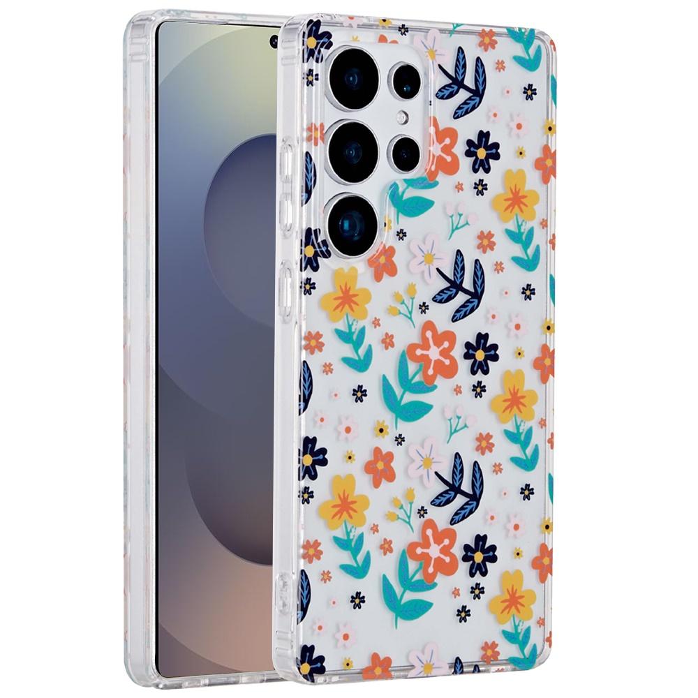 Floral Print Clear Protective Case for Samsung Galaxy S25 Ultra | Free Shipping, photo 3 of 3