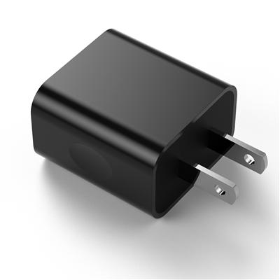 2-IN-1 3.1A Fast Dual USB Wall Charger+ Tpye C Charging Cable Cord for Samsung Note10 S8 S9 S10 in Black, photo 3 of 5