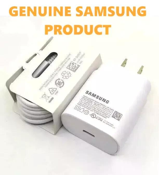 Ultra Super Fast Wall Charger Type C Cable 25W - Samsung Galaxy S22, S22+ Note20, S20 ultra,S23, S23 ultra, Z Fold, z flip