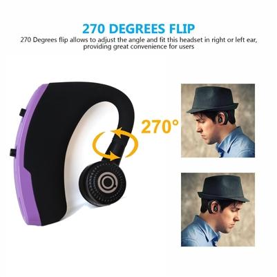 Sporty Bluetooth Earpieces with Microphone and Music 918M in Purple, photo 4 of 6
