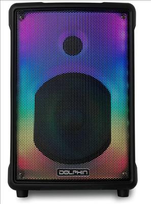 8" Portable 40-Watt-Continous-Power Bluetooth Speaker with Lights and Microphone, photo 5 of 5