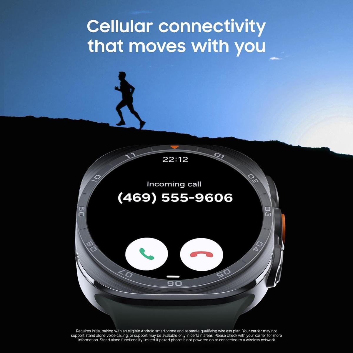 Samsung Galaxy Watch Ultra2 Smartwatch – 47mm LTE, Titanium Silver (US Version, 2-Year Warranty), photo 6 of 10