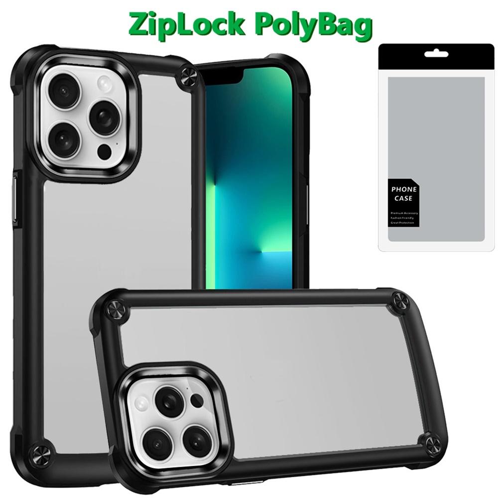 iPhone 13 Pro Max Ultimate CaseX Transparent Hybrid Case – Metal Buttons & Reinforced Camera Guard