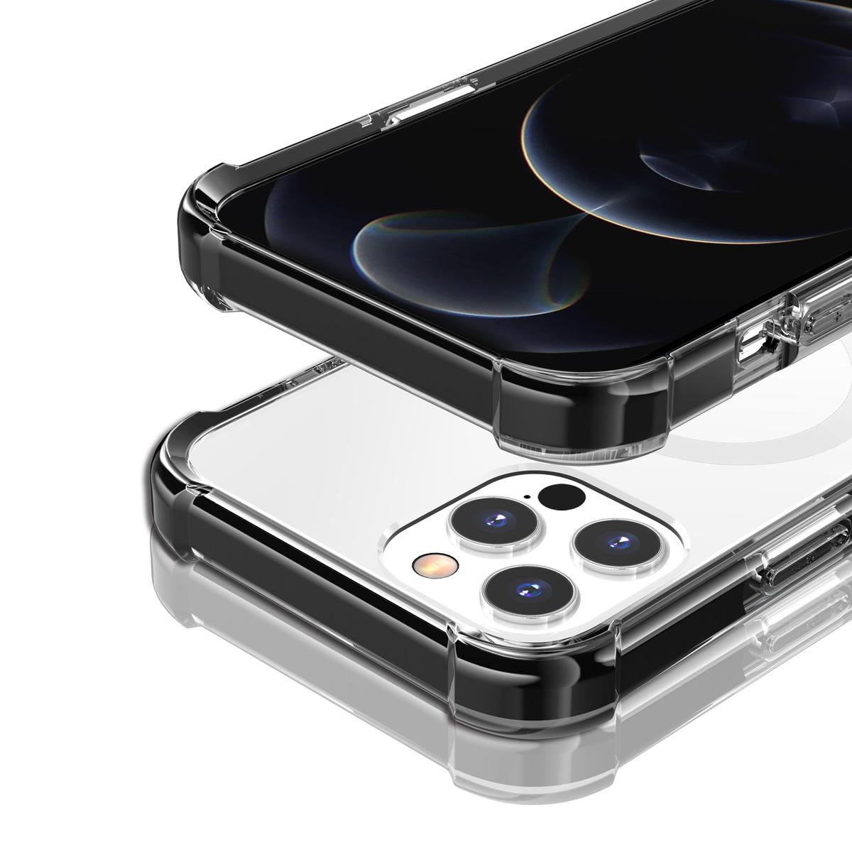iPhone 14 PLUS Acrylic [Magnetic Circle] Tough 2.5mm Transparent Shockproof Hybrid Case | Heavy-Duty Clear Protection, photo 2 of 12