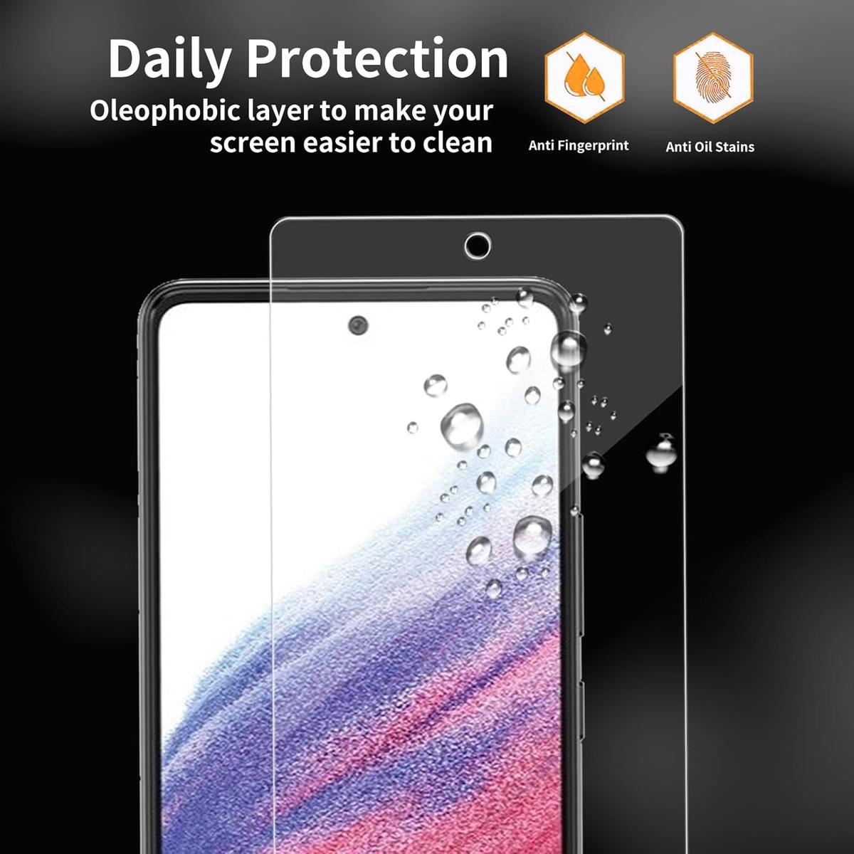 Pack of 3 Samsung Galaxy A70 Tempered Glass Screen Protectors – Ultra Durable, Scratch Resistant, HD Transparency & Bubble-Free, photo 4 of 4