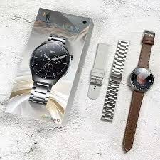 JW4 MAX Smart Watch, Full Touch Screen Smart Bracelet, Men's Smart Watch Bracelet Activity Waterproof IP67 Activity Monitor with Heart Rate and Blood Pressure, Calorie Monitor, Sports Watch (Silver)