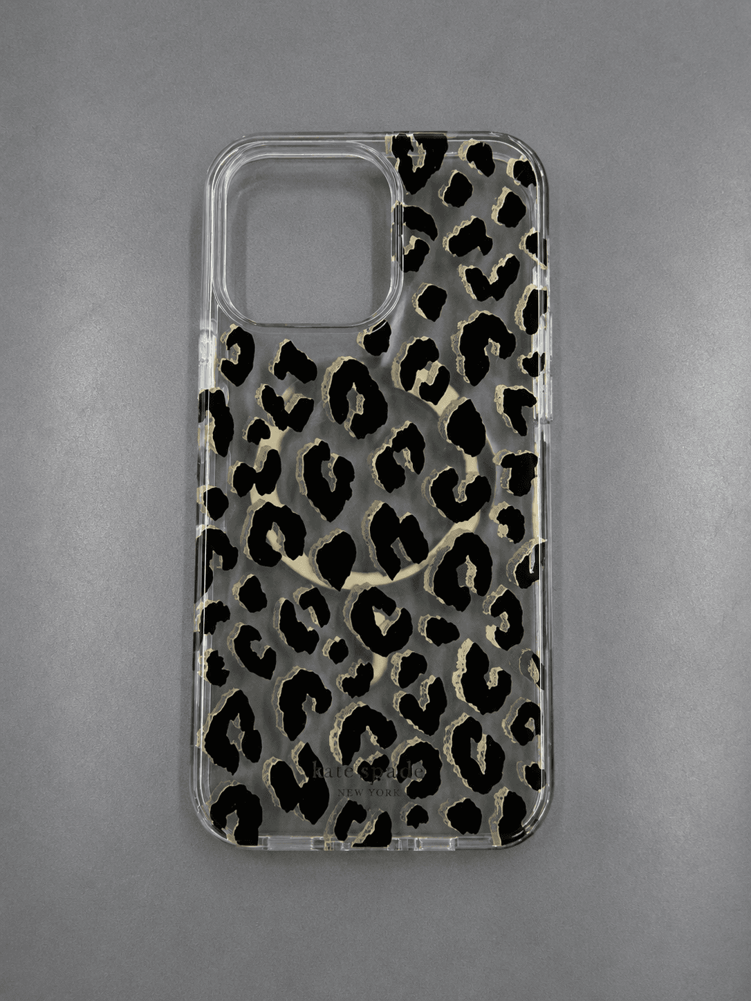 Kate Spade Leopard Print MagSafe Case for iPhone 15 Pro Max – Clear | Brand New, photo 2 of 2