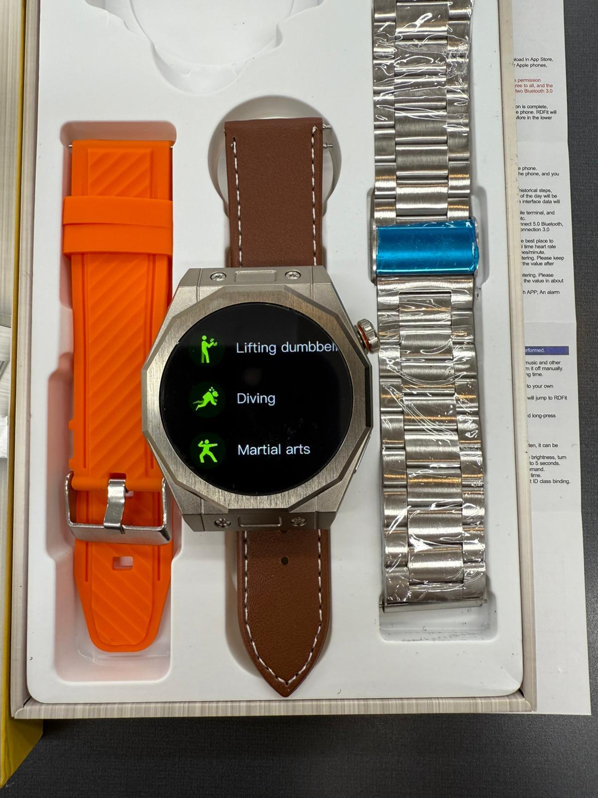Smartwatch Z83 MAX Smart Watch Bluetooth Call Sleep Monitoring Blue Smart Watch, photo 3 of 3