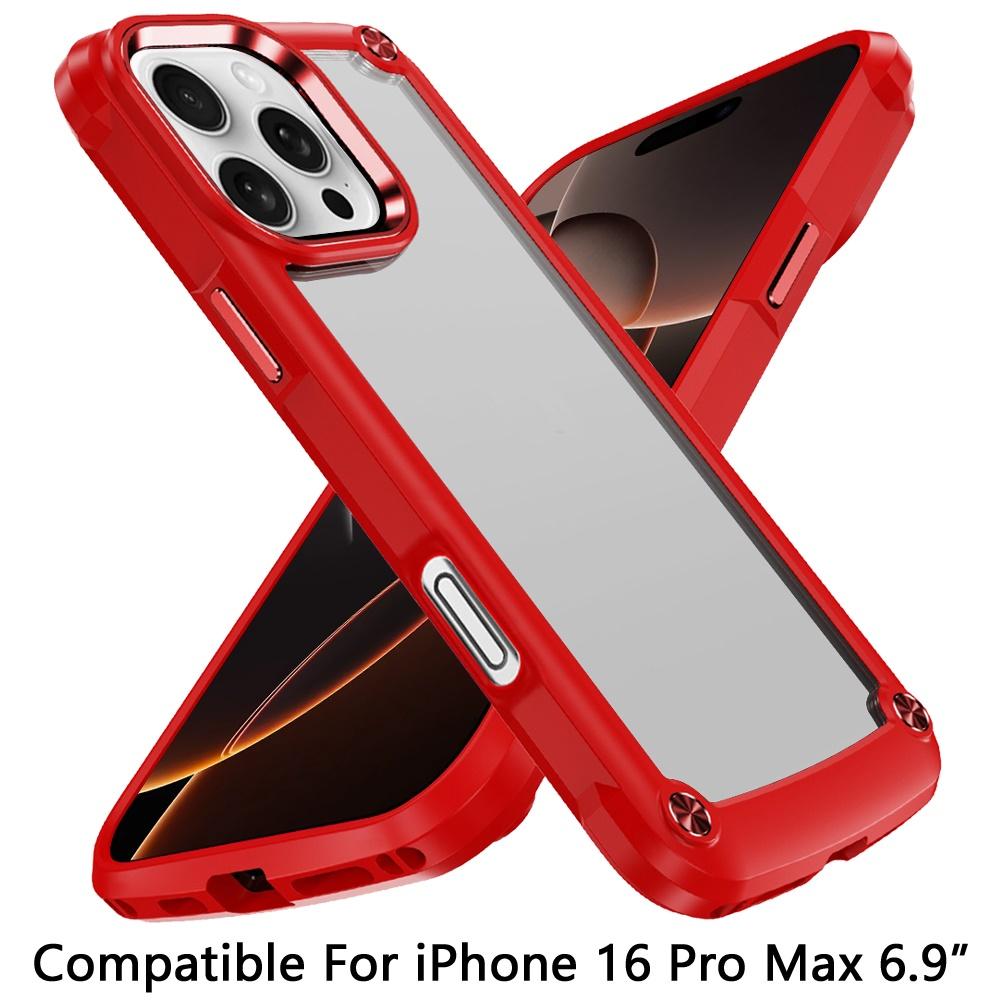 iPhone 16 Pro Max 6.9-Inch Ultimate CaseX Transparent Hybrid Case – Crystal Clear Back with Metal Buttons & Camera Guard, Slim Shockproof Design, photo 8 of 9