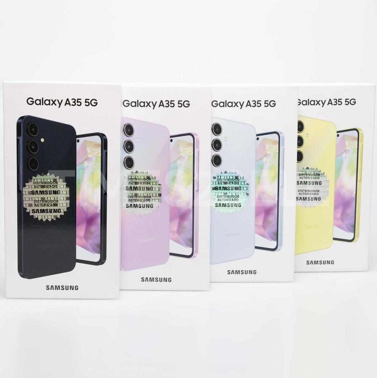 Samsung Galaxy A35 5G 128GB SM-A356E/DS Factory Unlocked 6.6" 8GB RAM ( Brand new Sealed with 1 year warranty - Dual SIM ) Unlocked work with all carriers Excellent Quality