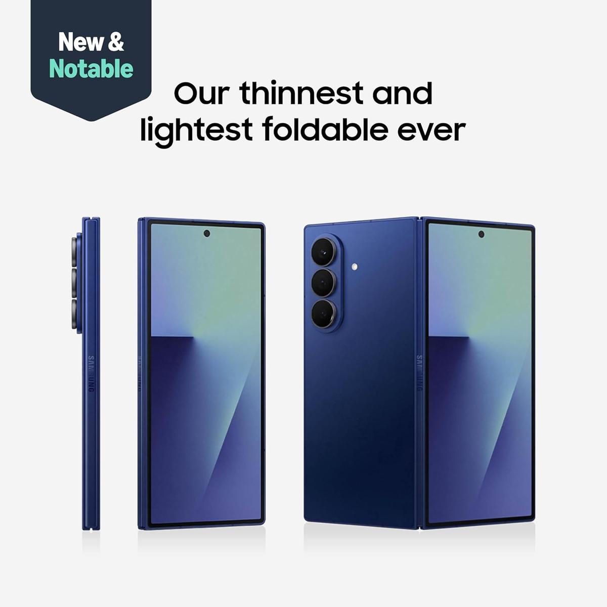 Samsung Galaxy Z Fold7 Cell Phone, 512GB AI Smartphone, Unlocked Android, AI Photo Edits, Large Screen, Long Battery Life, 2025, US 1 Yr Manufacturer Warranty., photo 3 of 9