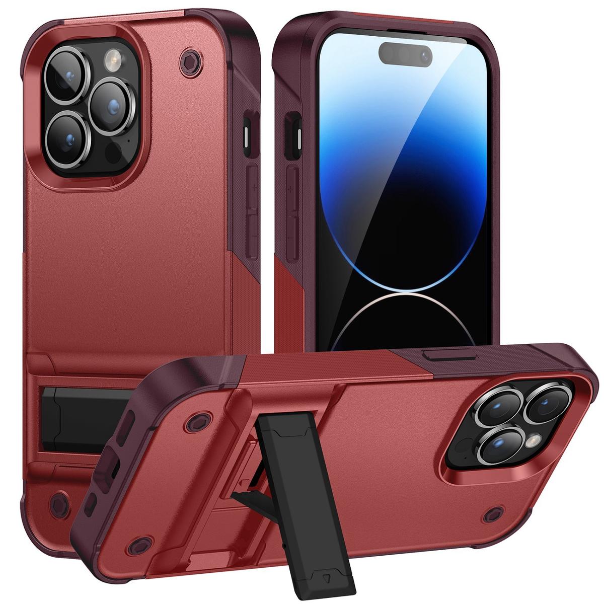 iPhone 12 & iPhone 12 Pro Thunder Series Hybrid Kickstand Case Cover – Shockproof Protection with Built-in Stand, photo 5 of 6