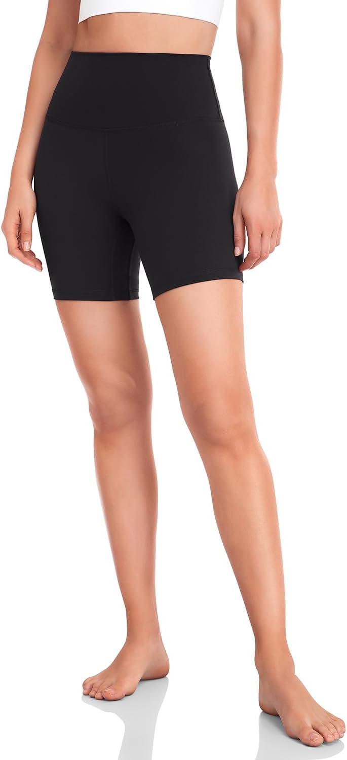 HeyNuts Essential Shorts 8'' Biker Shorts with Side Pockets ( Black ), photo 3 of 4