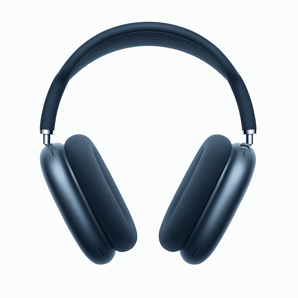 Over-Ear Headphones (Dark Blue/Black, Noise Cancelling Style)