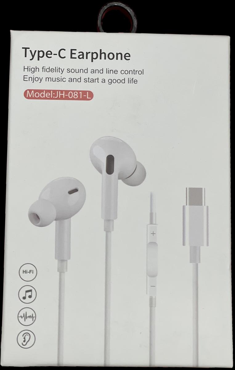 Stereo Hands Free w/Type-C Interface in White, photo 2 of 2