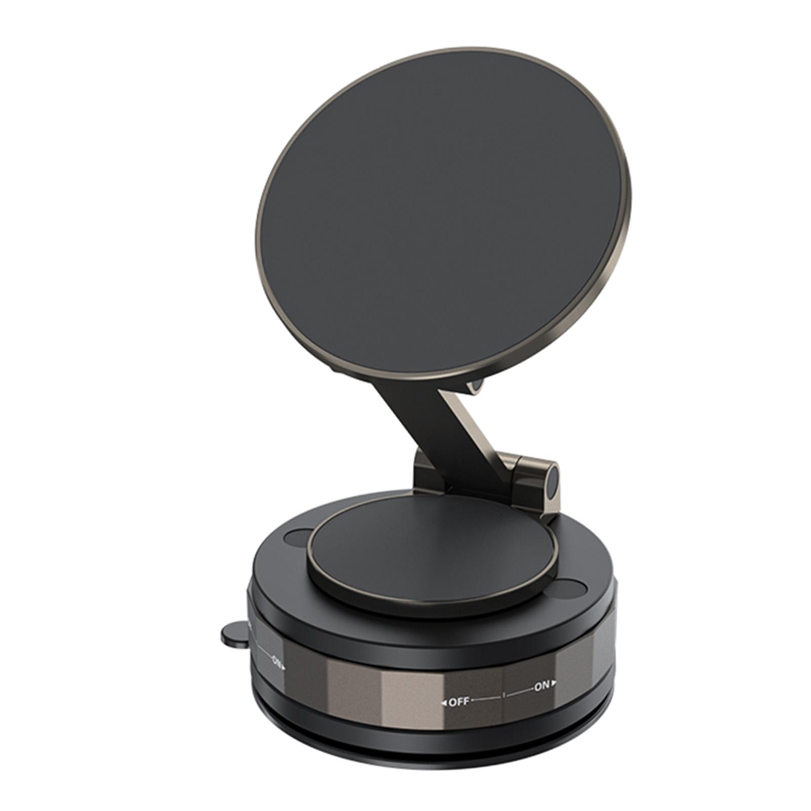 Magnetic Vacuum Suction Car Phone Mount, 360 Degree Rotating
