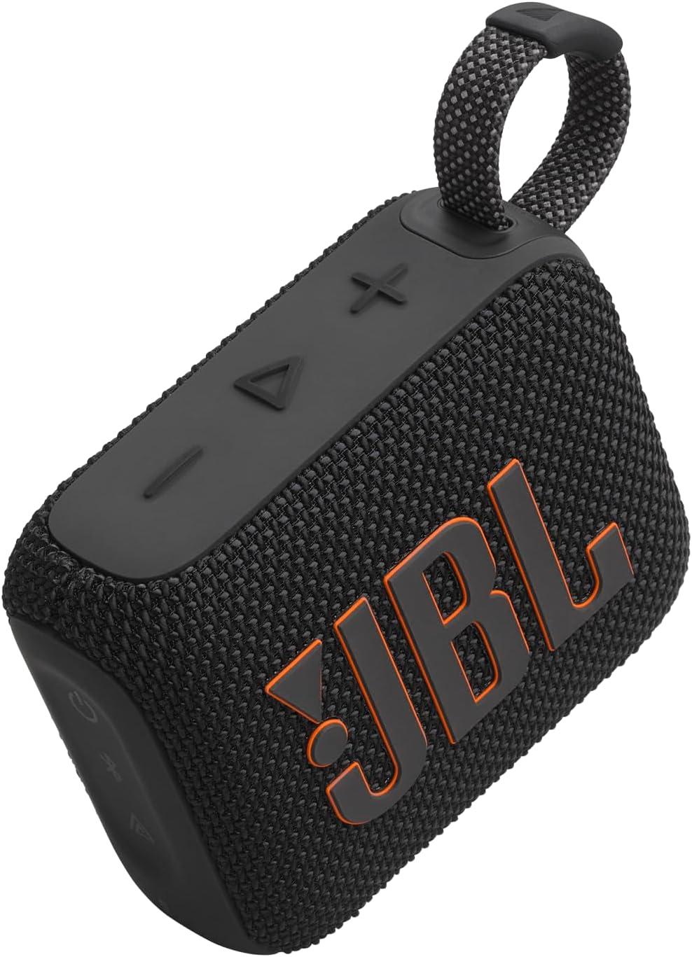 JBL Go 4 - Ultra-Portable, Waterproof and Dustproof Bluetooth Speaker, Big Pro Sound with Punchy bass, 7-Hour Built-in Battery, Made in Part with Recycled Materials (Black), photo 4 of 7