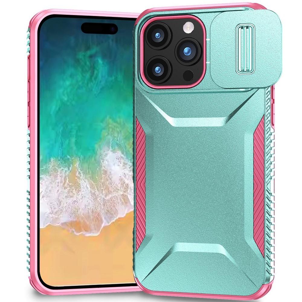iPhone 16 Pro Max 6.9-Inch Case – Ultimate U Design Hybrid Cover with Slide Camera Window, Shockproof Dual Layer Protection, photo 3 of 7