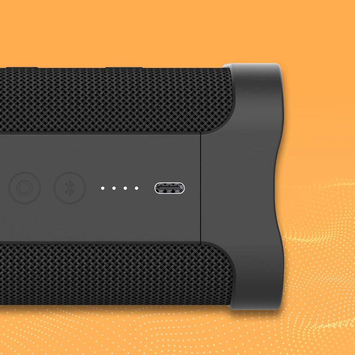 Skullcandy Terrain Wireless Bluetooth Speaker - IPX7 Waterproof Portable Speaker with Dual Custom Passive Radiators, 14 Hour Battery, Nylon Wrist Wrap, & True Wireless Stereo, photo 4 of 6