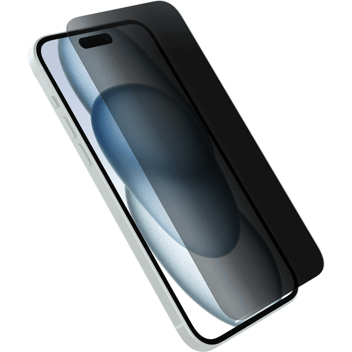 OtterBox iPhone 15 Premium Pro Glass Privacy Guard, Antimicrobial, Anti-Scratch Protection, Shatter Resistant, Crystal Clarity