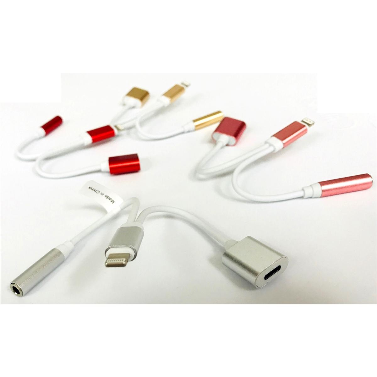 3 in 1 Wired Bluetooth Lightning to Headphone Jack Adapter, photo 2 of 6