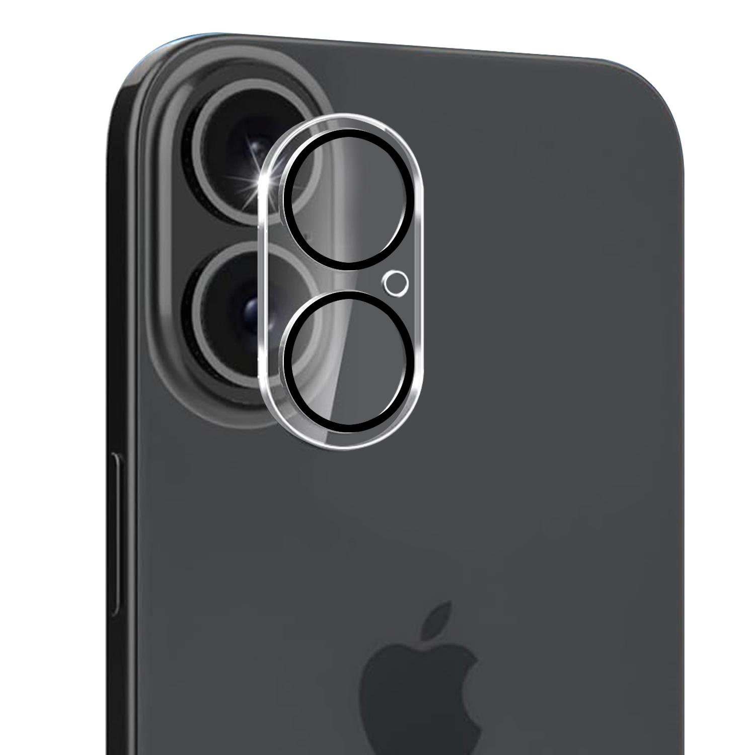 iPhone 16 6.1 inch Camera Lens Black Edge Tempered(2.5D)