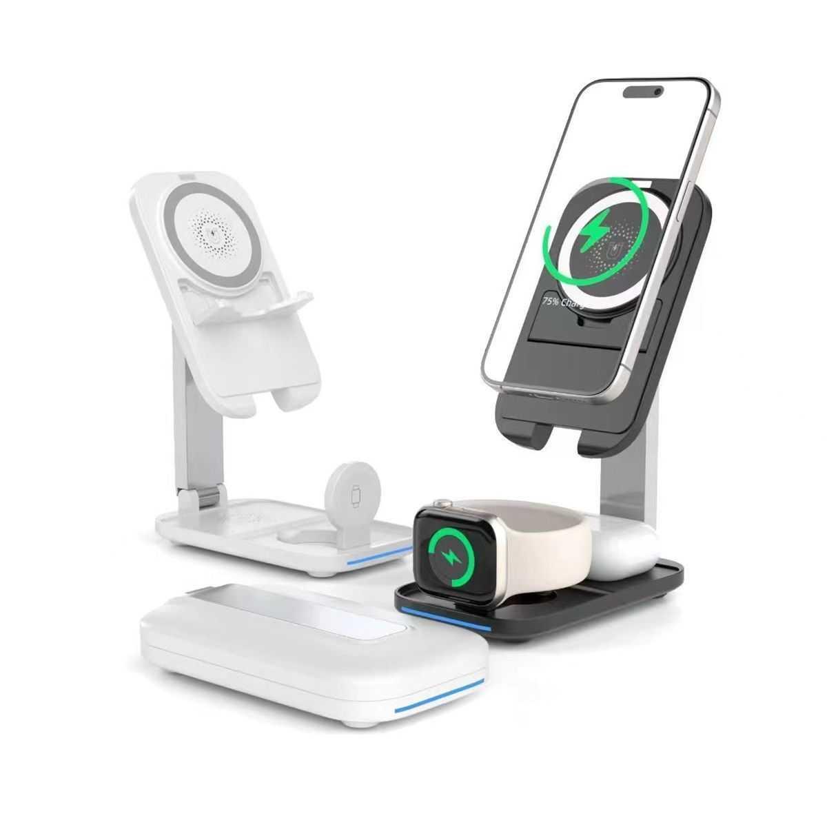 3-In-1 Magnetic Wireless Charger (Foldable)